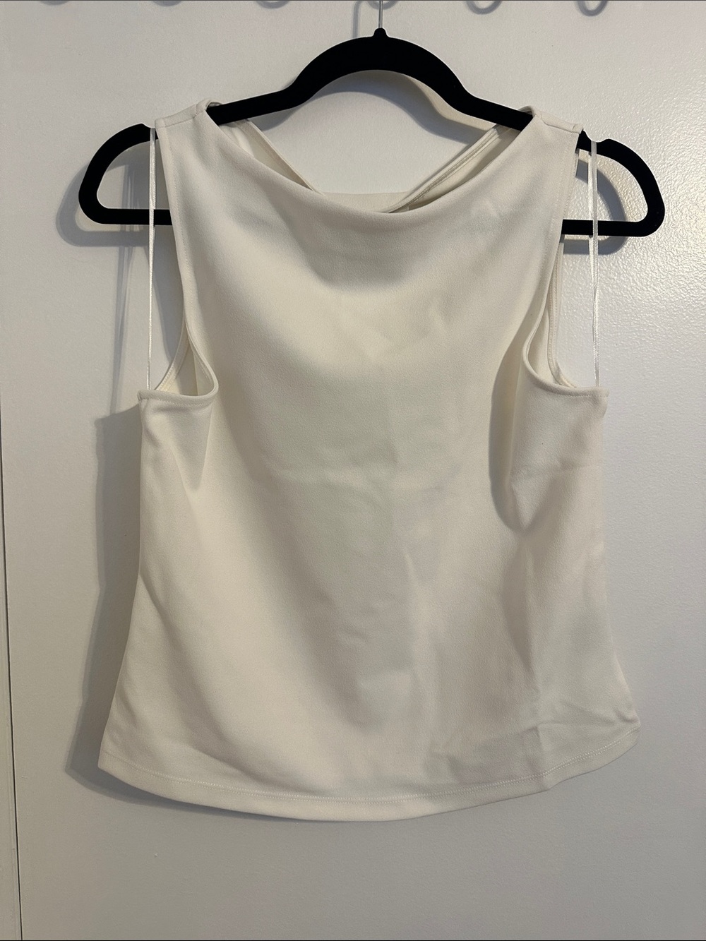H&M Ivory Cowl-Neck Camisole